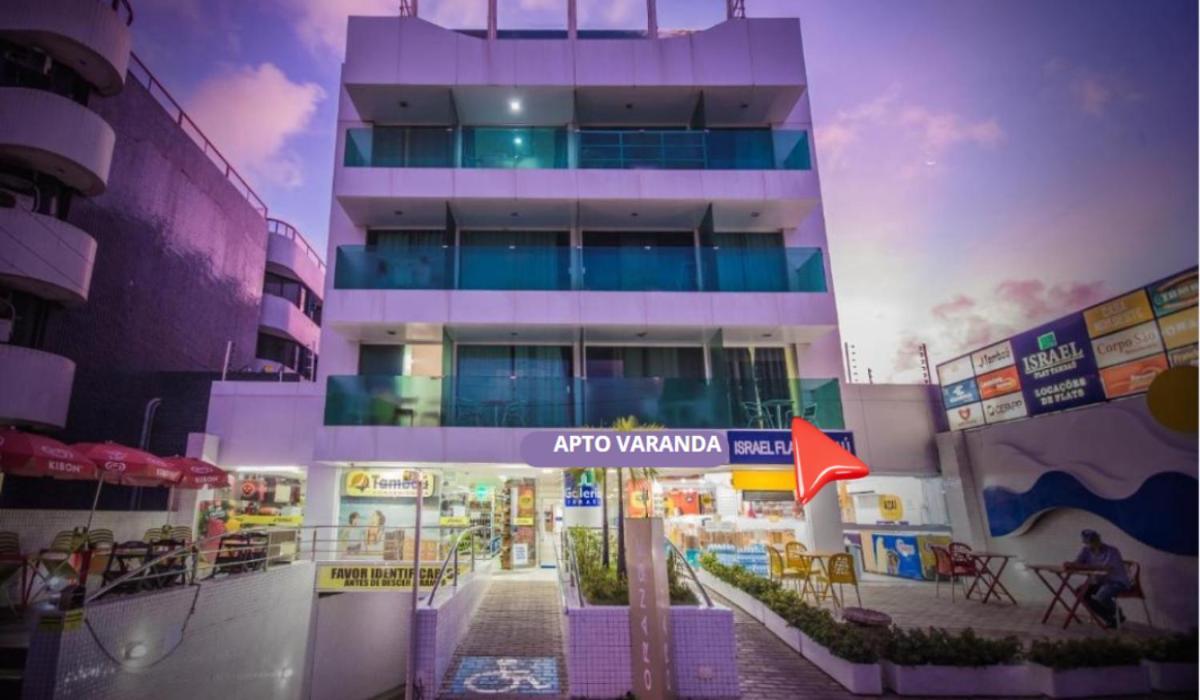 Israel Tambau- Apto Luxuoso- Em Frente Ao Mar Com Varanda João Pessoa Zewnętrze zdjęcie