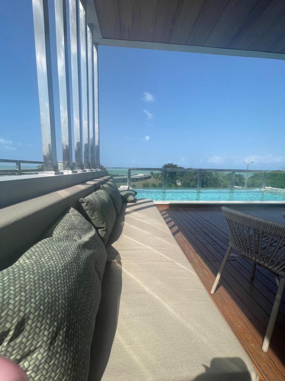 Israel Tambau- Apto Luxuoso- Em Frente Ao Mar Com Varanda João Pessoa Zewnętrze zdjęcie